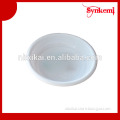 Round small plastic plate